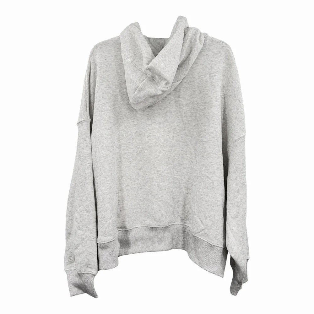 Nike Phoenix Fleece NYC Oversized Hoodie Women's Large Heather Gray Embroidered